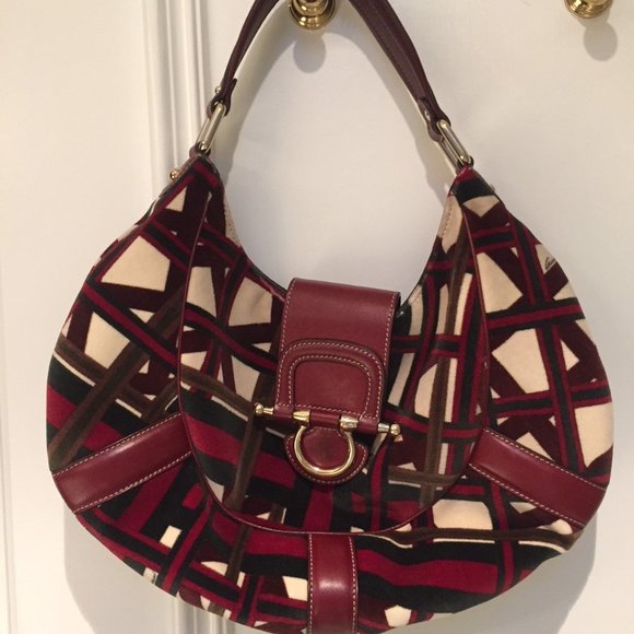 Gucci 85th Anniversary Velvet Handbag Hobo Bag - Picture 1 of 5